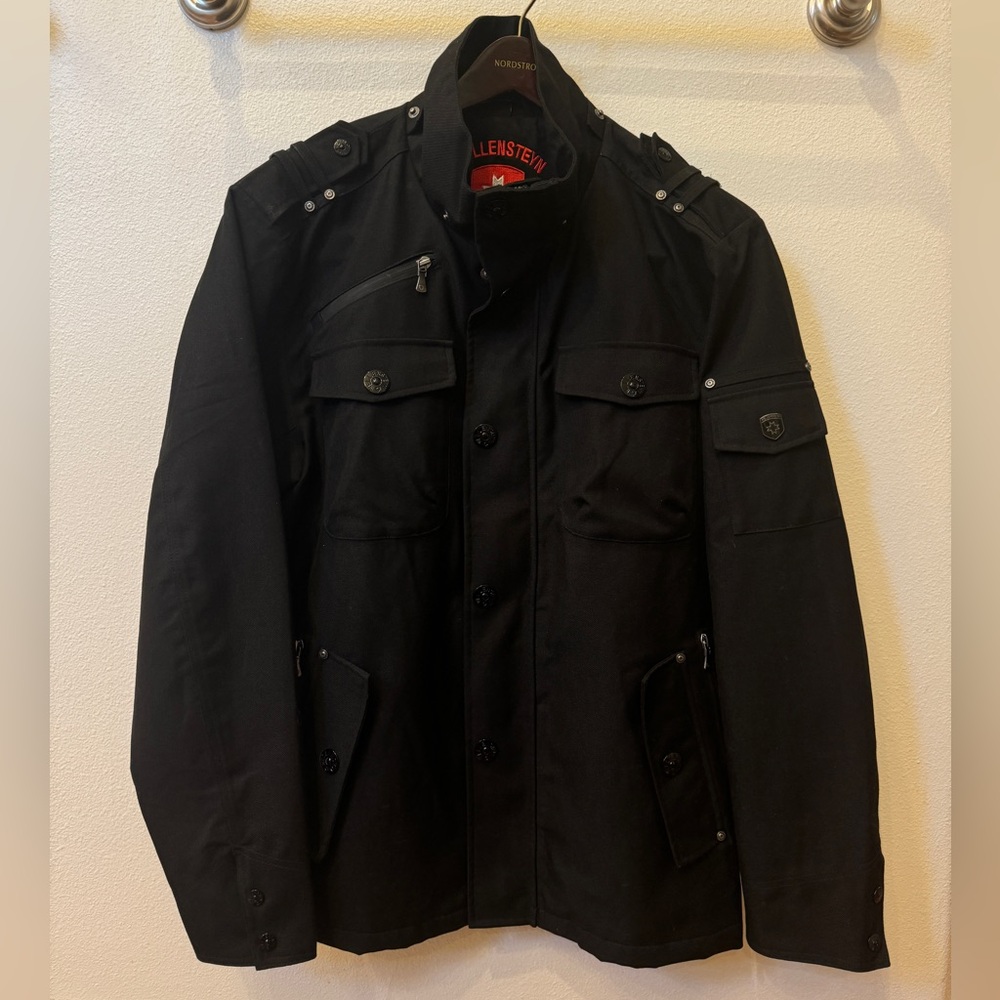 WELLENSTEYN “Retro” Black Utility Outdoor Winter Jacket